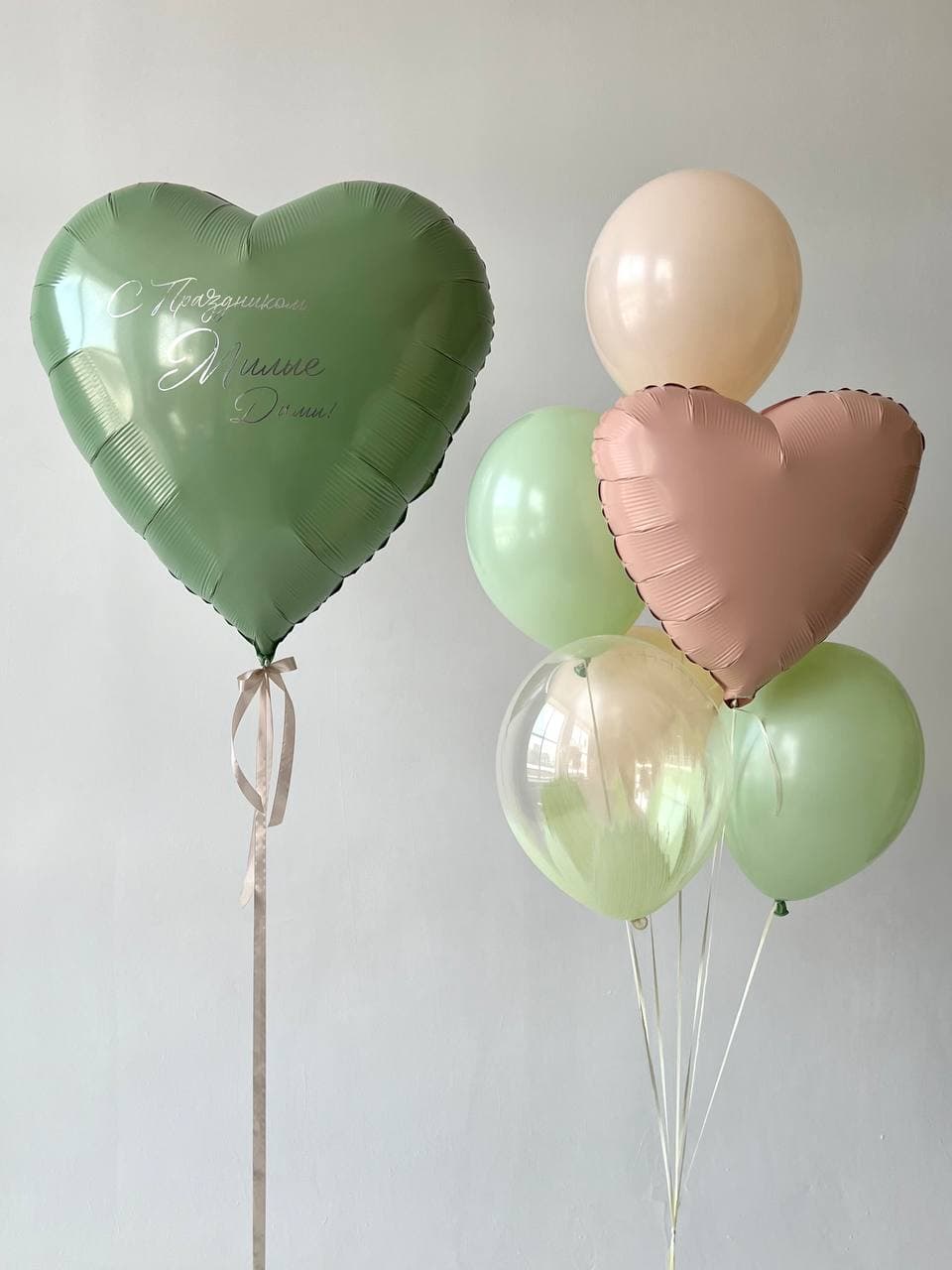 Композиция из шаров «Персики»