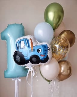 Композиция из шаров «По полям»