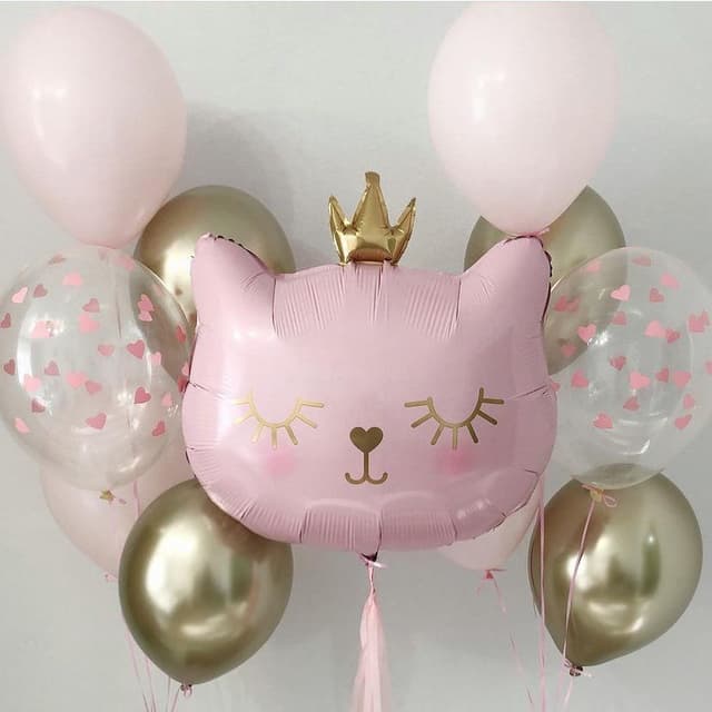 Композиция из шаров "Принцесса котёнок" Композиция из шаров "Принцесса котёнок"