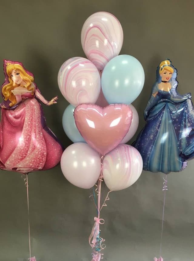 Композиция из шаров "Принцессы Дисней" Композиция из шаров "Принцессы Дисней"
