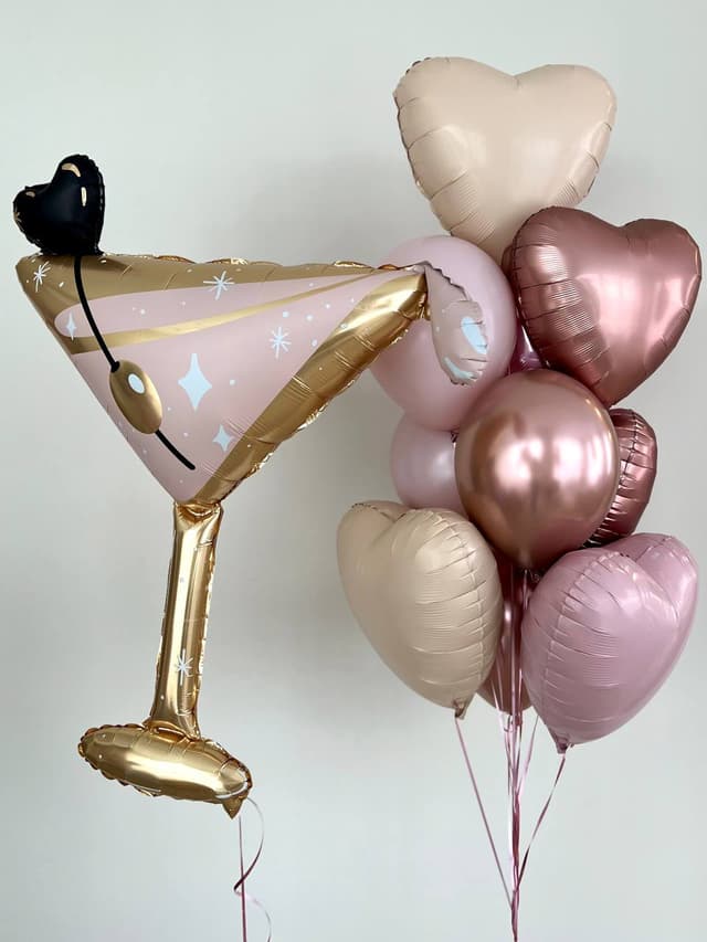 Композиция из шаров «Проссеко» Композиция из шаров «Проссеко»