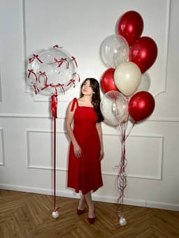 Композиция из шаров « Red Bow»