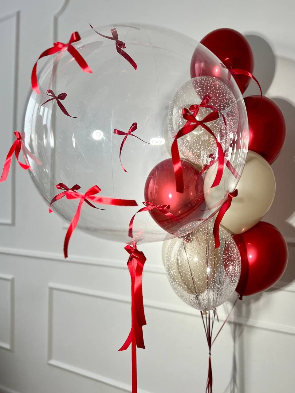 Композиция из шаров « Red Bow»