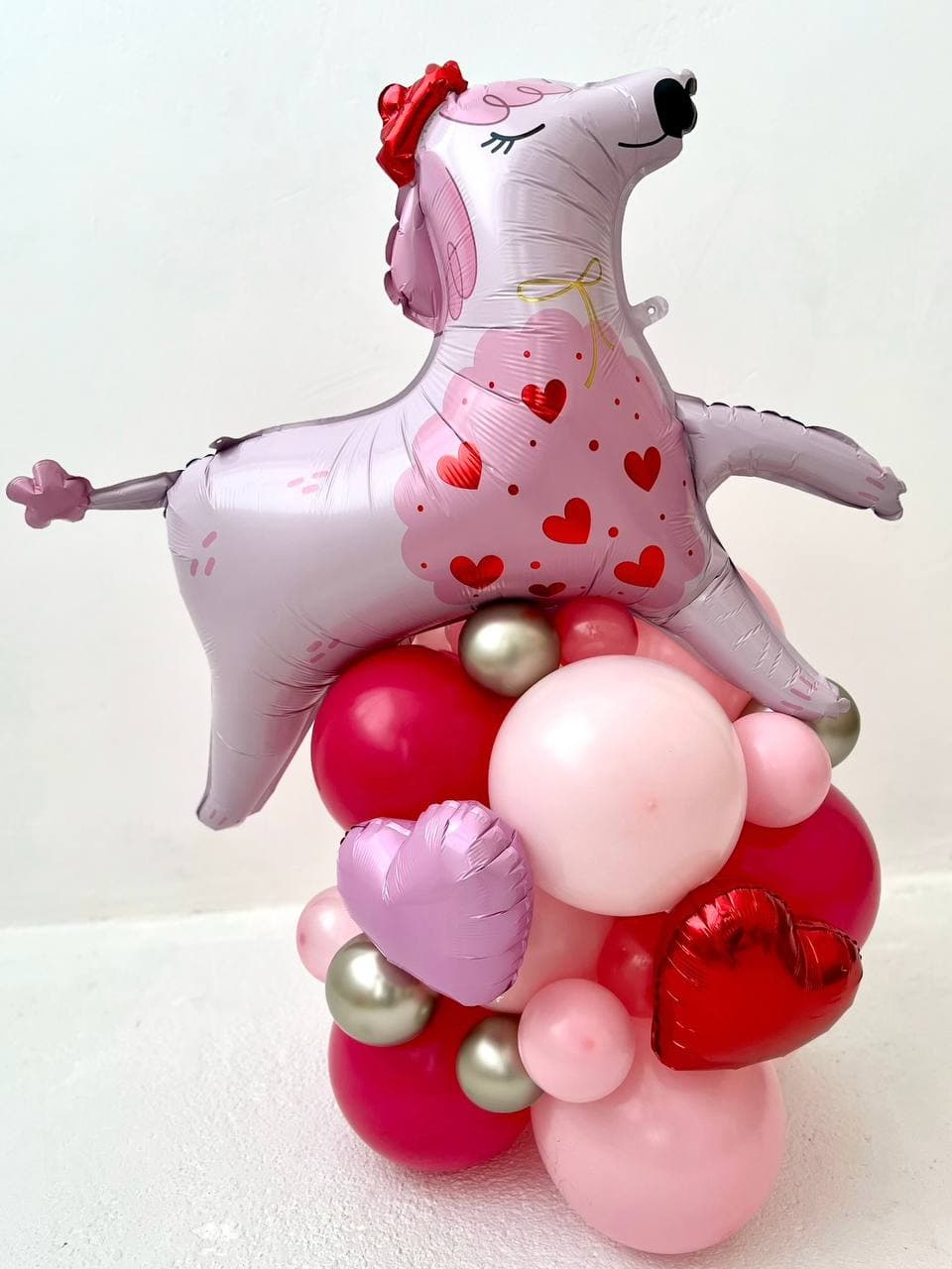 Композиция из шаров с воздухом «Ля Мур»