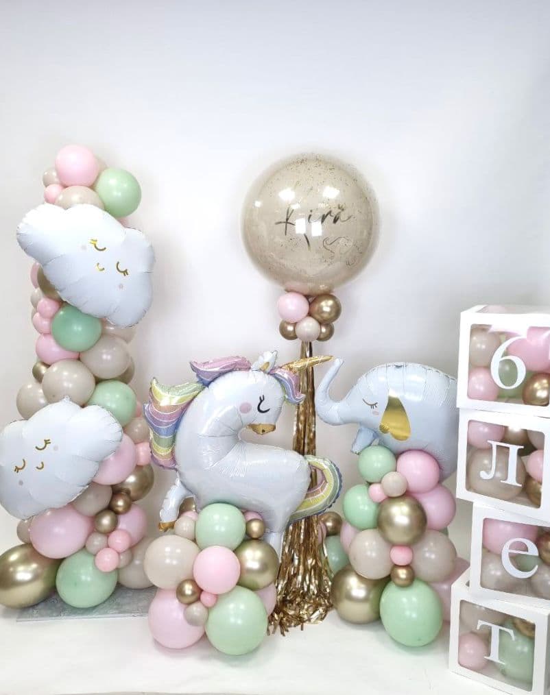 Композиция из Шаров с воздухом «Сказочный праздник»