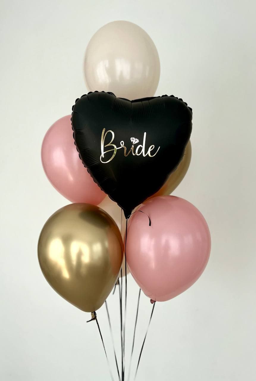 Композиция из шаров с воздухом «Супер-Девичник»