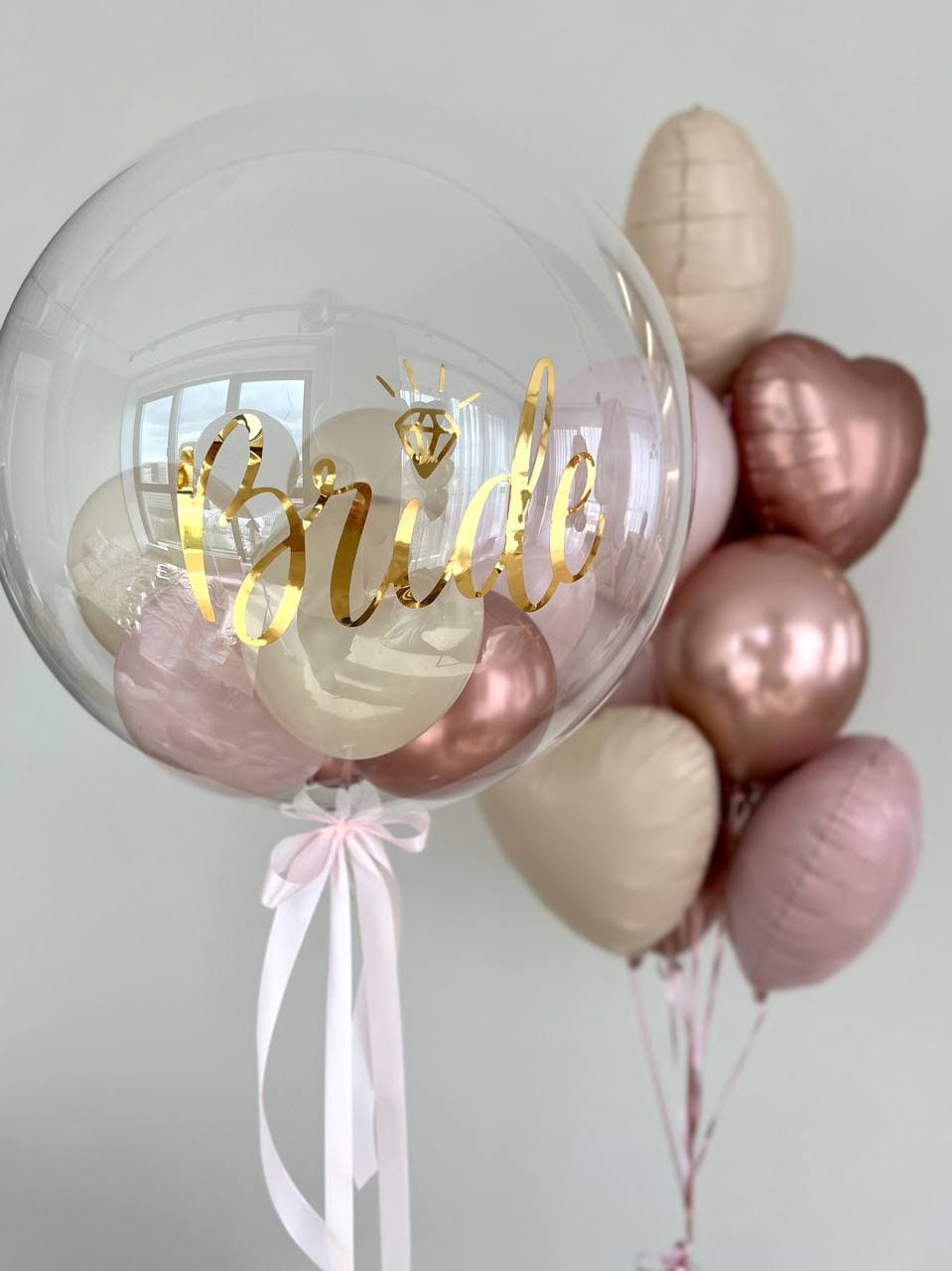 Композиция из шаров «Шампанское»