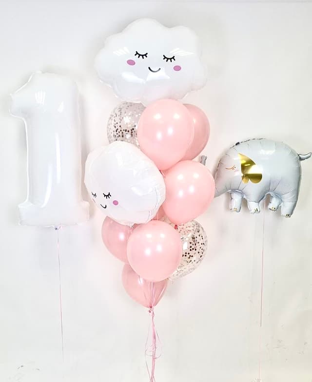 Композиция из шаров "Soft pink" Композиция из шаров "Soft pink"