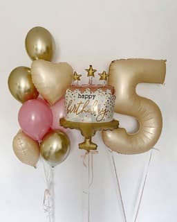 Композиция из шаров "Тортик"