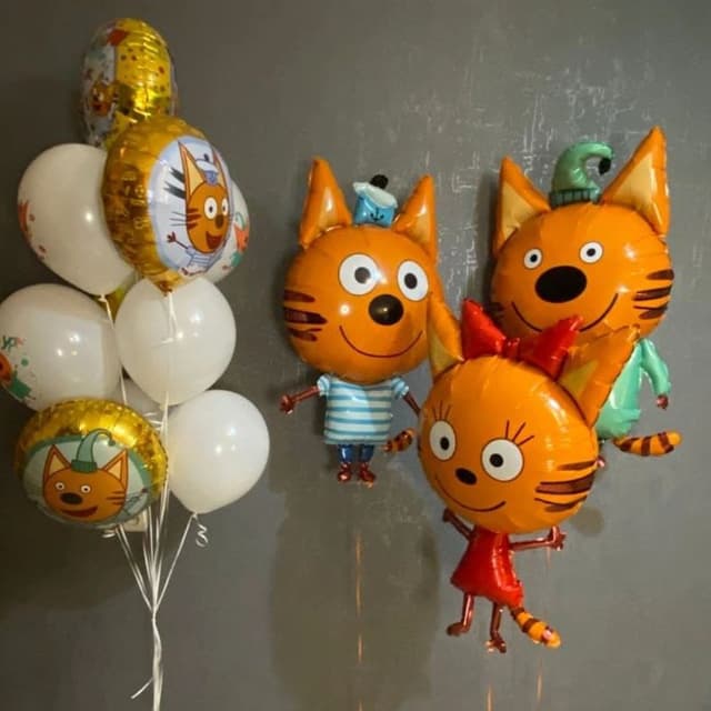 Композиция из шаров "Три Кота" Композиция из шаров "Три Кота"