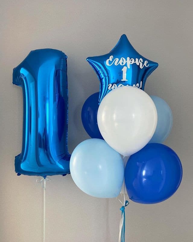 Композиция из шаров "Ультрамарин" Композиция из шаров "Ультрамарин"