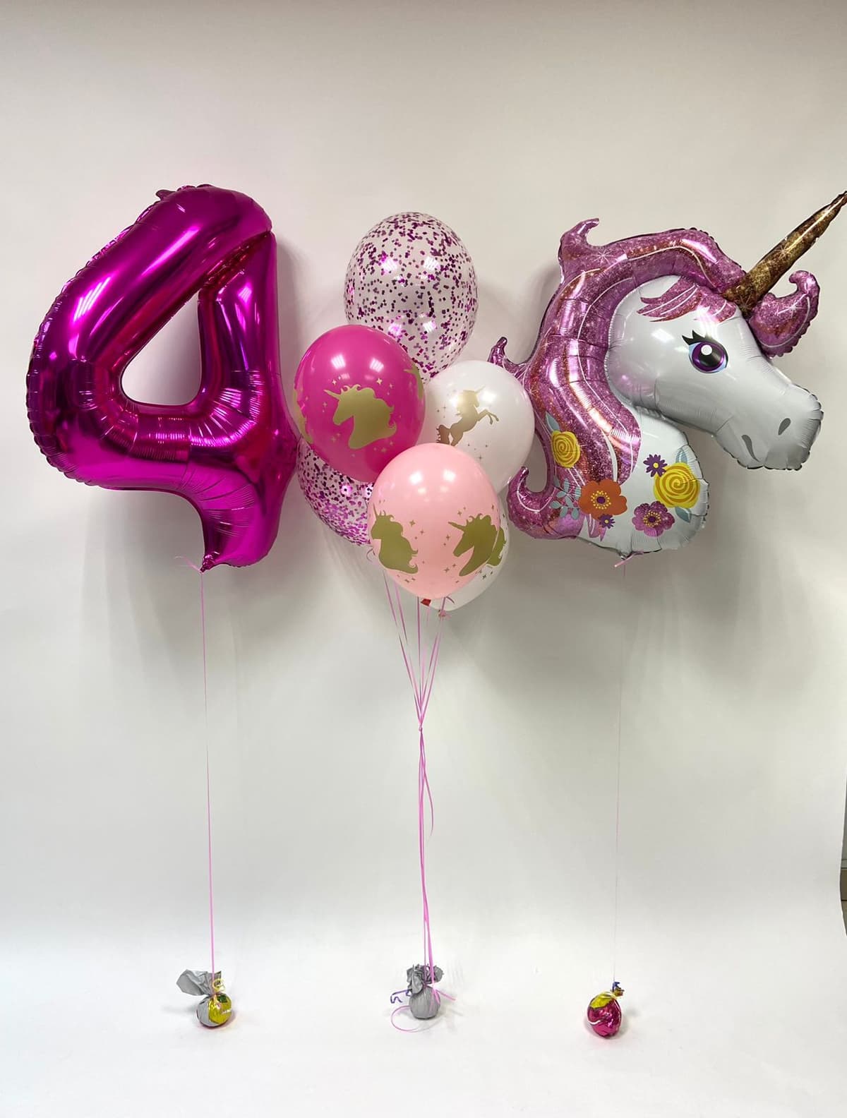 Композиция из шаров "Единорог"