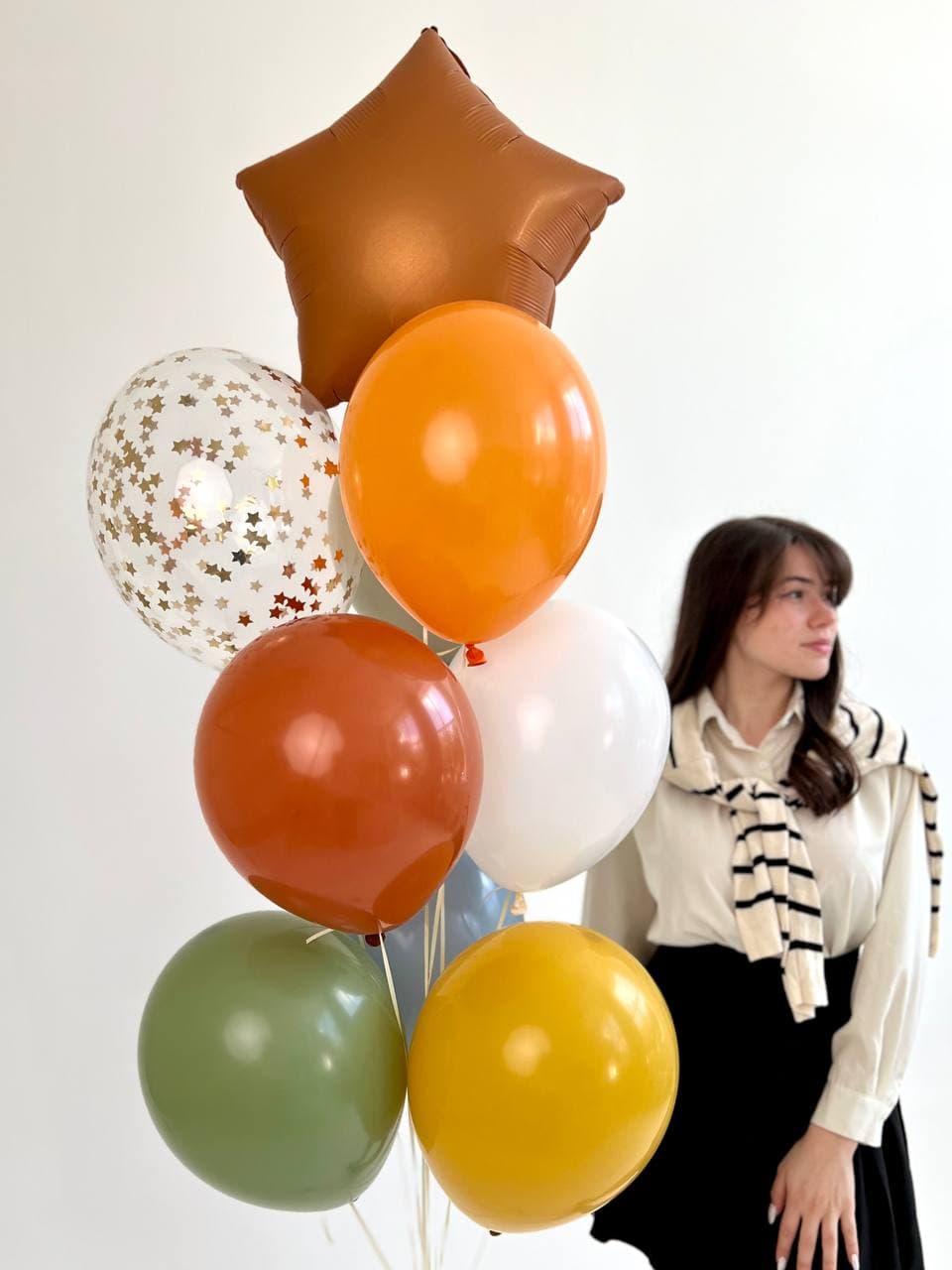 Композиция из шаров «В школу за 5»