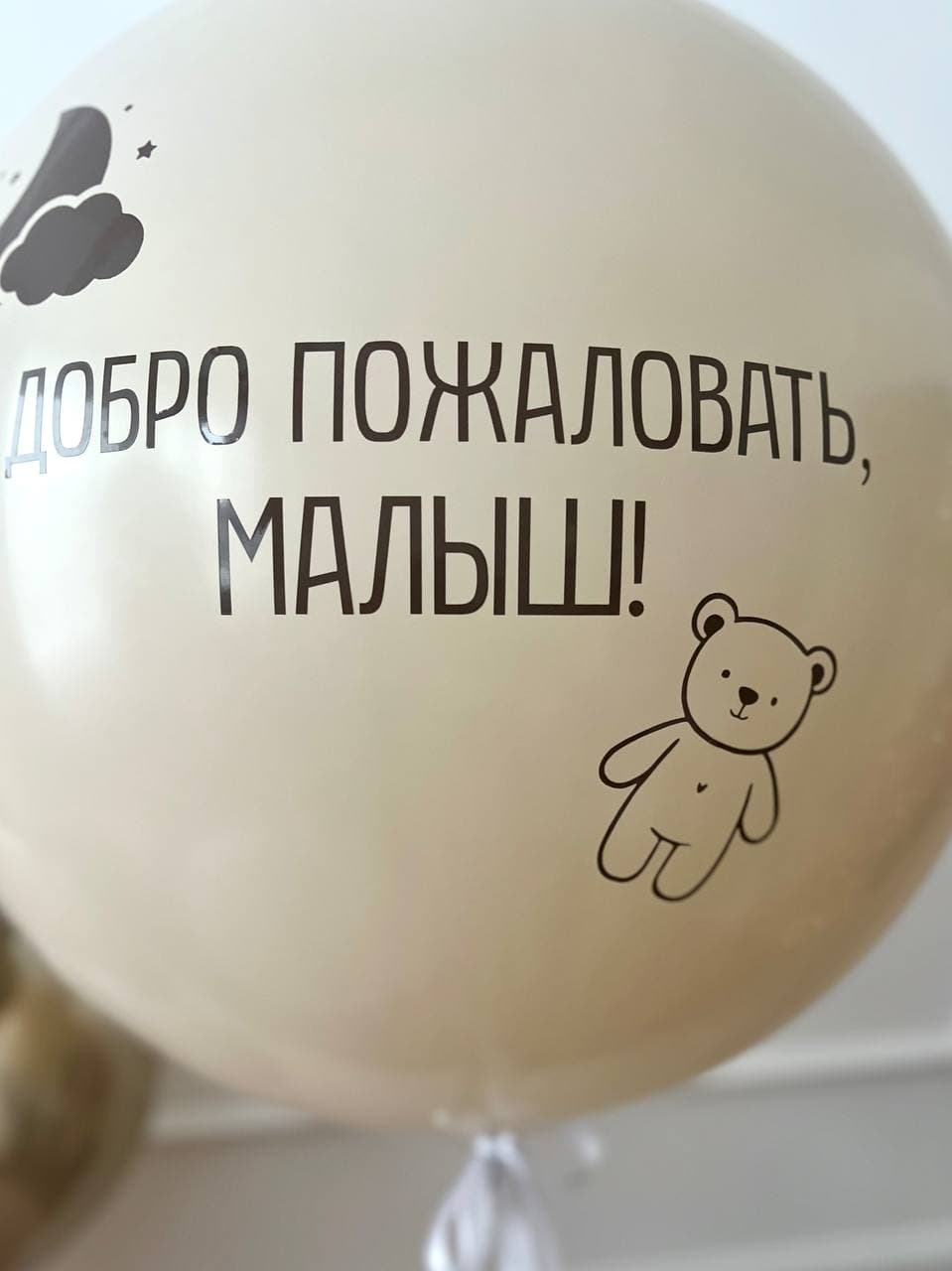 Композиция из шаров «Выписка XXL девочка»