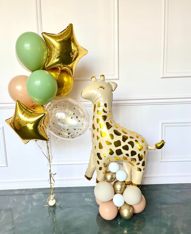 Композиция из шаров "Жираф" Композиция из шаров "Жираф"