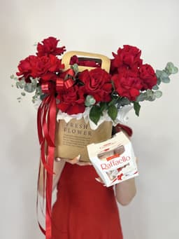 Красочный сет композиция "Муза" + конфеты