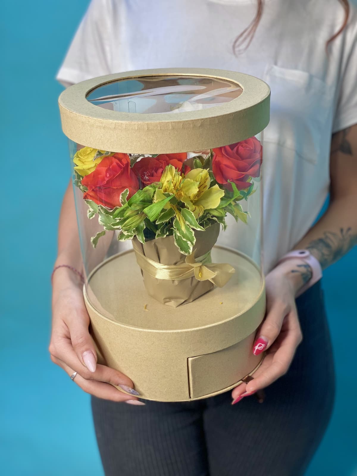 Красочная композиция в аквариуме с сюрпризом №3