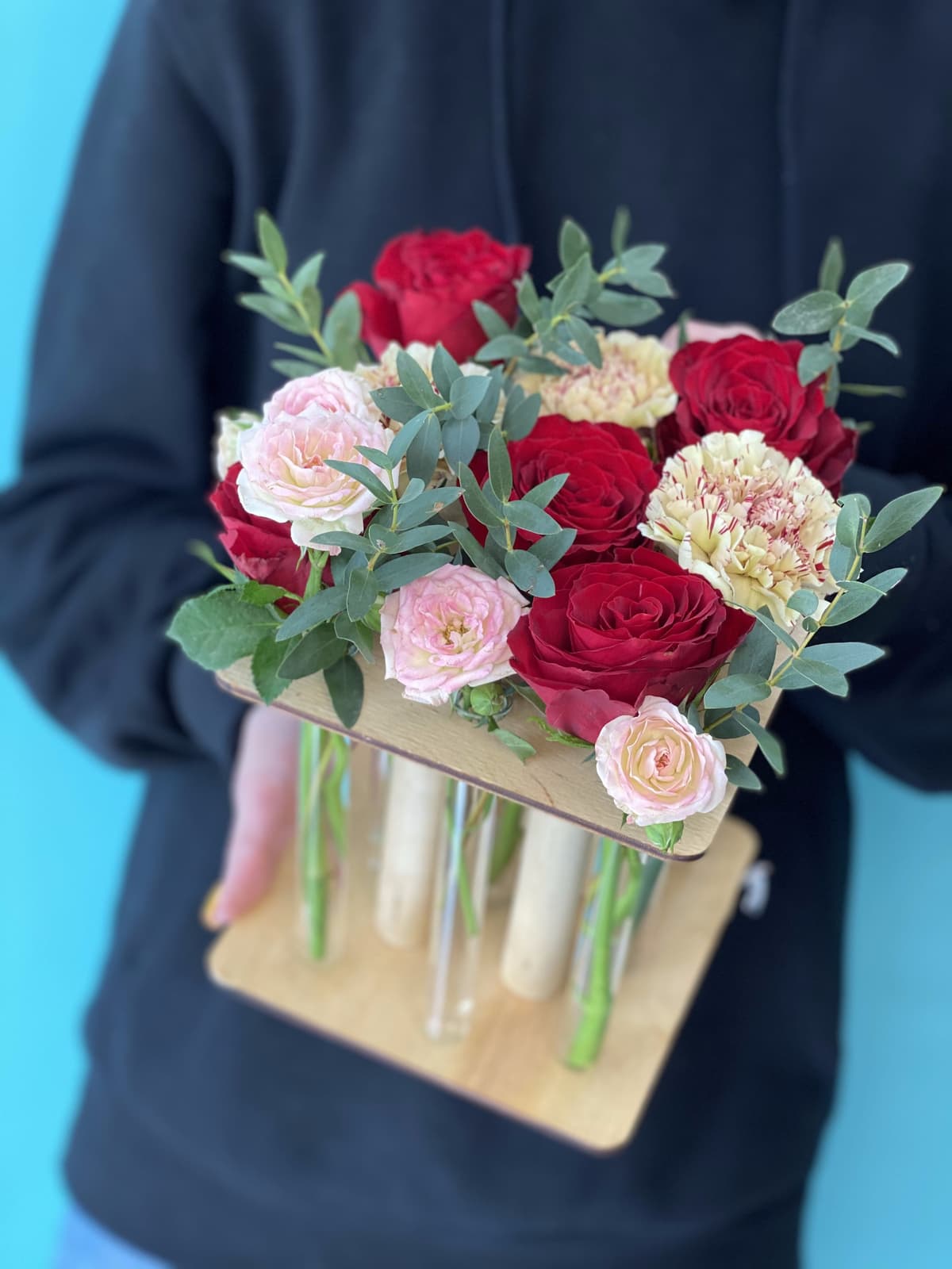 Композиция в пробирках "Волшебный момент"