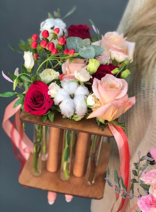 Композиция в пробирках "Фантазия" Композиция в пробирках "Фантазия"