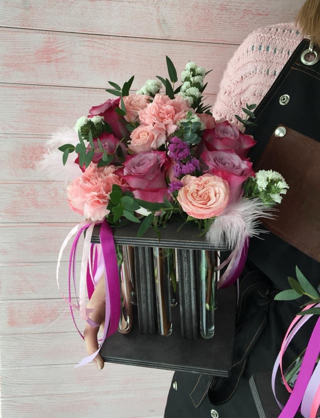 Композиция в пробирках "Фантазия" Композиция в пробирках "Фантазия"