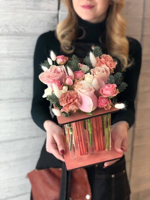 Композиция в пробирках "Моя любовь" Композиция в пробирках "Моя любовь"