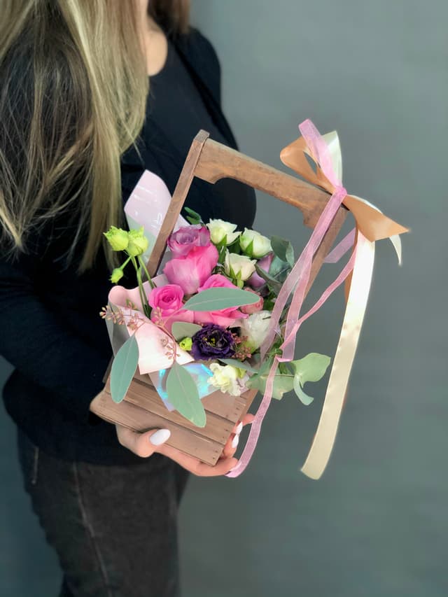 Композиция в ящике «Compliment 2» Композиция в ящике «Compliment 2»