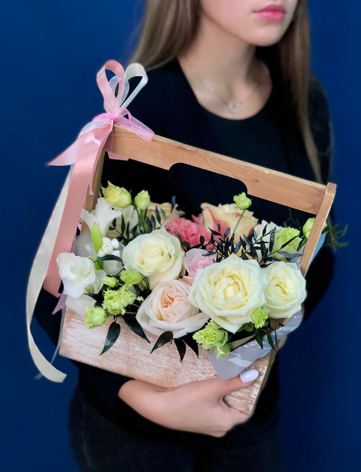 Композиция в ящике «Мягкость»