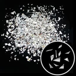 Конфетти дробленые серебряные 1 гр