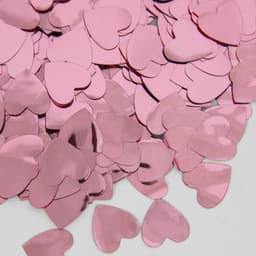 Конфетти фольга, Сердца, Розовое золото, 1 гр