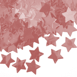 Конфетти фольга, Звезды , Розовое золото, 2,5 см , 1 гр