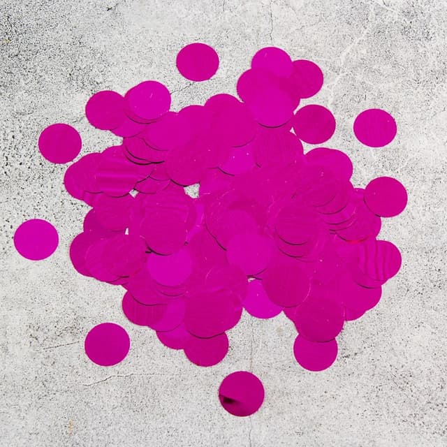 Конфетти круглое фуксия 1 гр Конфетти круглое фуксия 1 гр