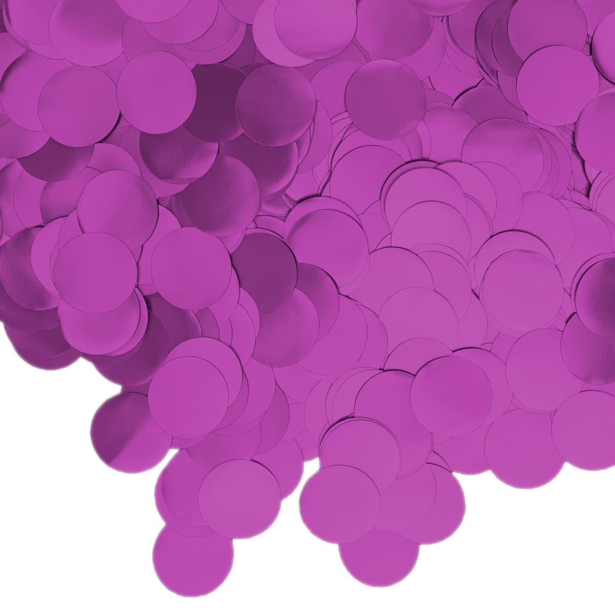 Конфетти круглое фуксия хром 1 см., 1 гр.