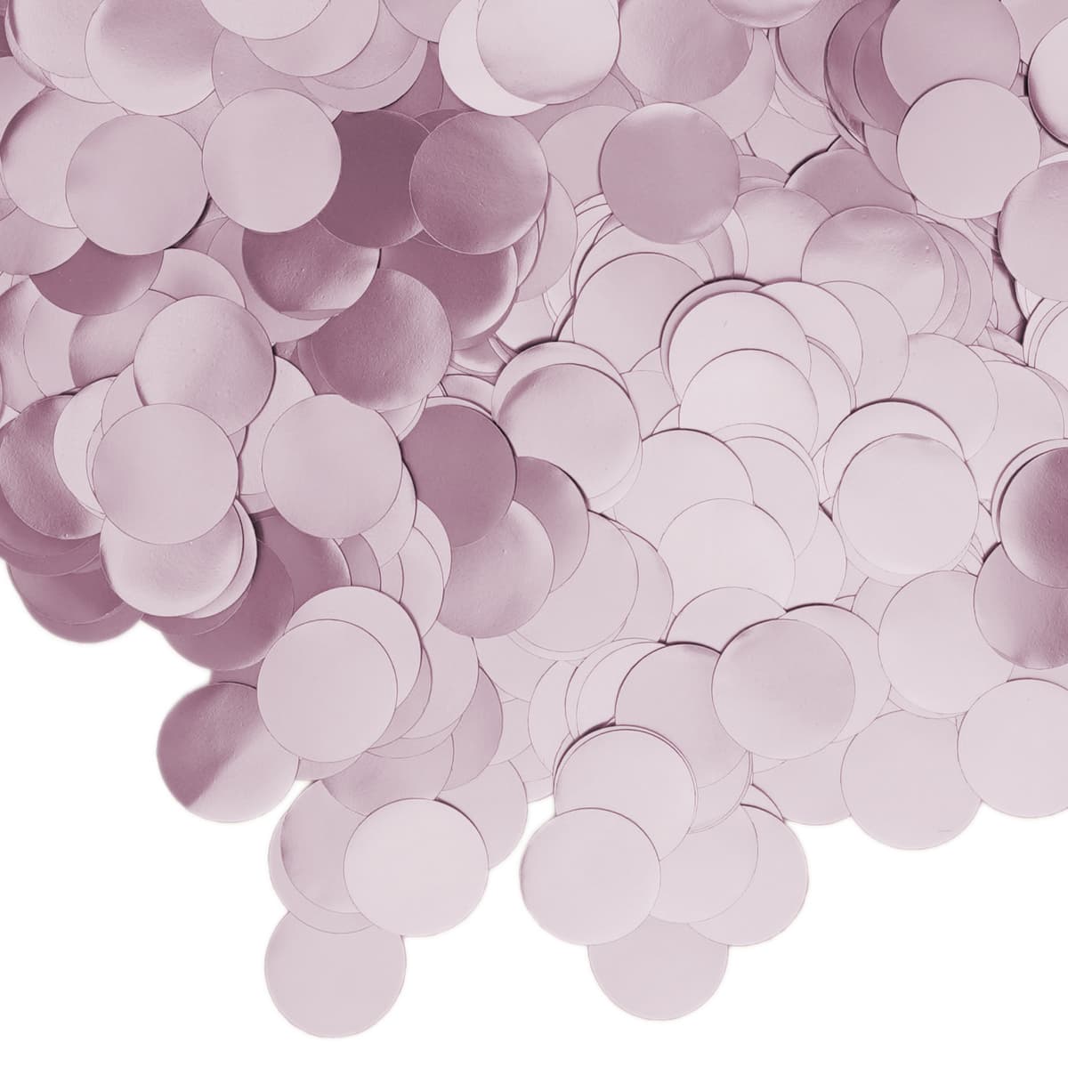 Конфетти круглое розовые хром 1 см., 1 гр.