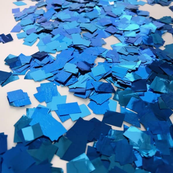 Конфетти квадратное синее 1 гр Конфетти квадратное синее 1 гр