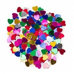Конфетти маленькие сердечки ассорти 17гр Конфетти маленькие сердечки ассорти 17гр