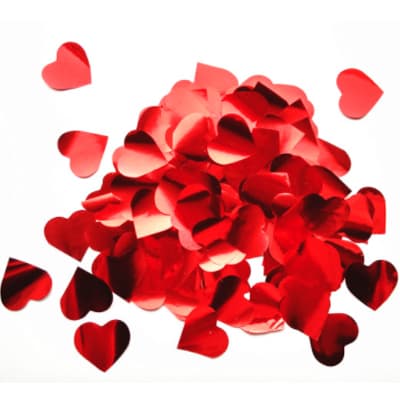 Конфетти Сердца красные 3 см/ 1 гр Конфетти Сердца красные 3 см/ 1 гр