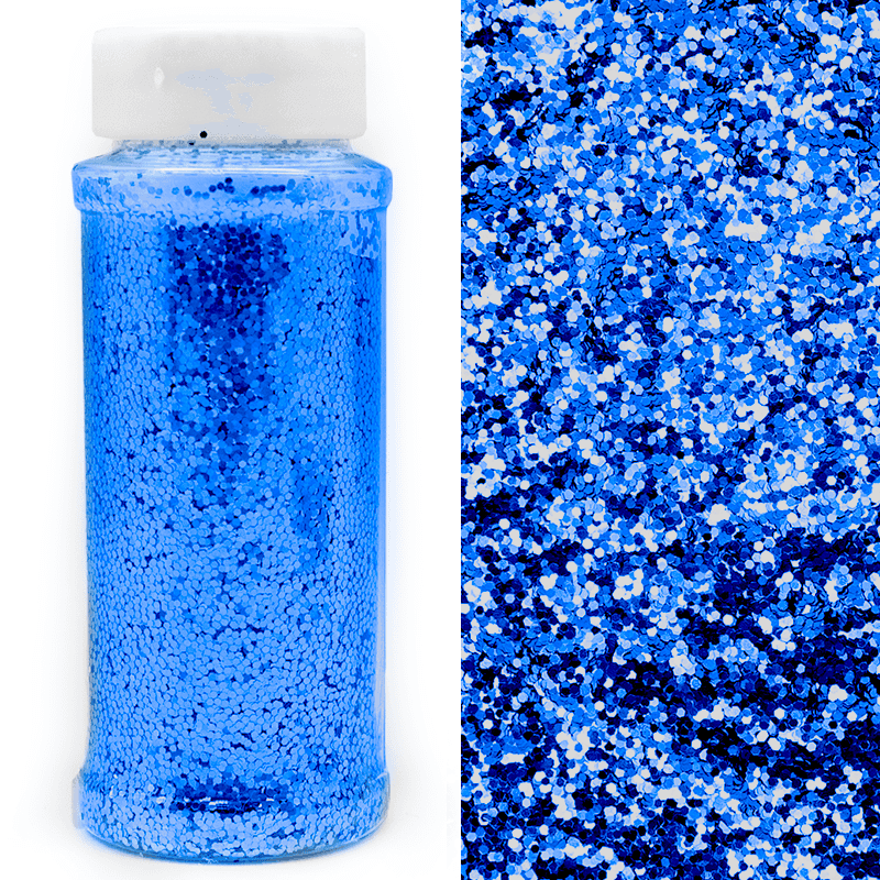 Конфетти шестигранное синее 1 гр