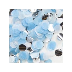 Конфетти тишью Круг, Холодный микс, Металлик, 1 см, 1 гр.