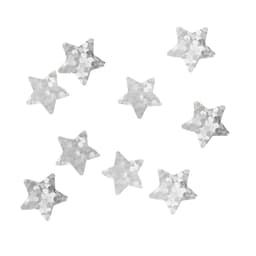 Конфетти звезда серебро фольга фольга 1 см , 1гр