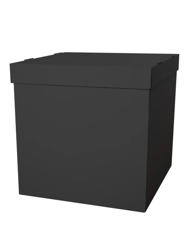 Коробка 70*70*70 см для сюрприза черная Коробка 70*70*70 см для сюрприза черная