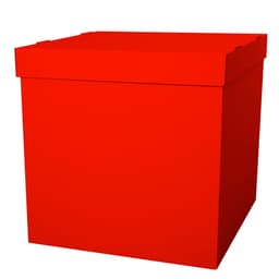 Коробка 70*70*70 см для сюрприза красная