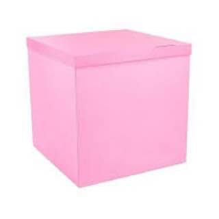 Коробка 70*70*70 см для сюрприза розовая Коробка 70*70*70 см для сюрприза розовая