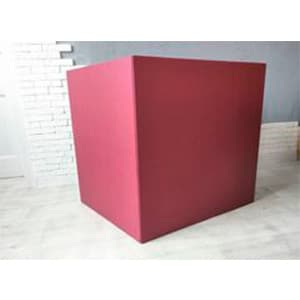 Коробка для шаров бордовая 60*60*h60см