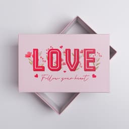 Коробка «Love», 20 х 12.5 х 7.5 см