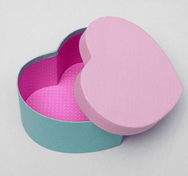 Коробка "Сердце", розовый, 30 х 28 х 14 см