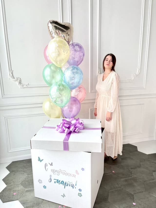 Коробка сюрприз "Бабочки нежные" Коробка сюрприз "Бабочки нежные"