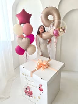 Коробка сюрприз «Фламинго»