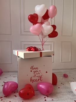 Коробка сюрприз "My Love"(сердца)
