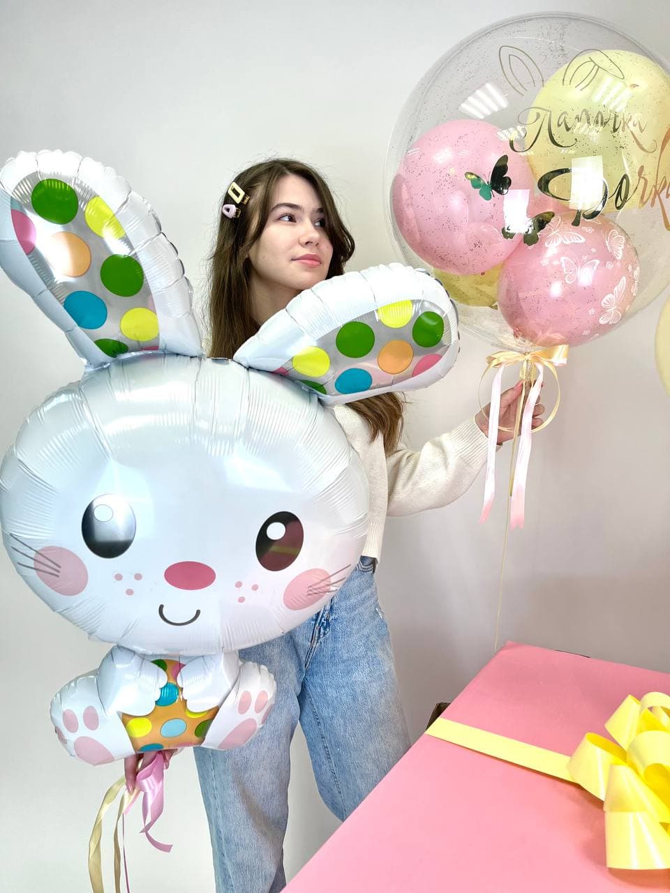 Коробка сюрприз "Зайка"