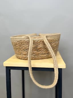 Корзина плетенная рогоз 35x30x16x40 см
